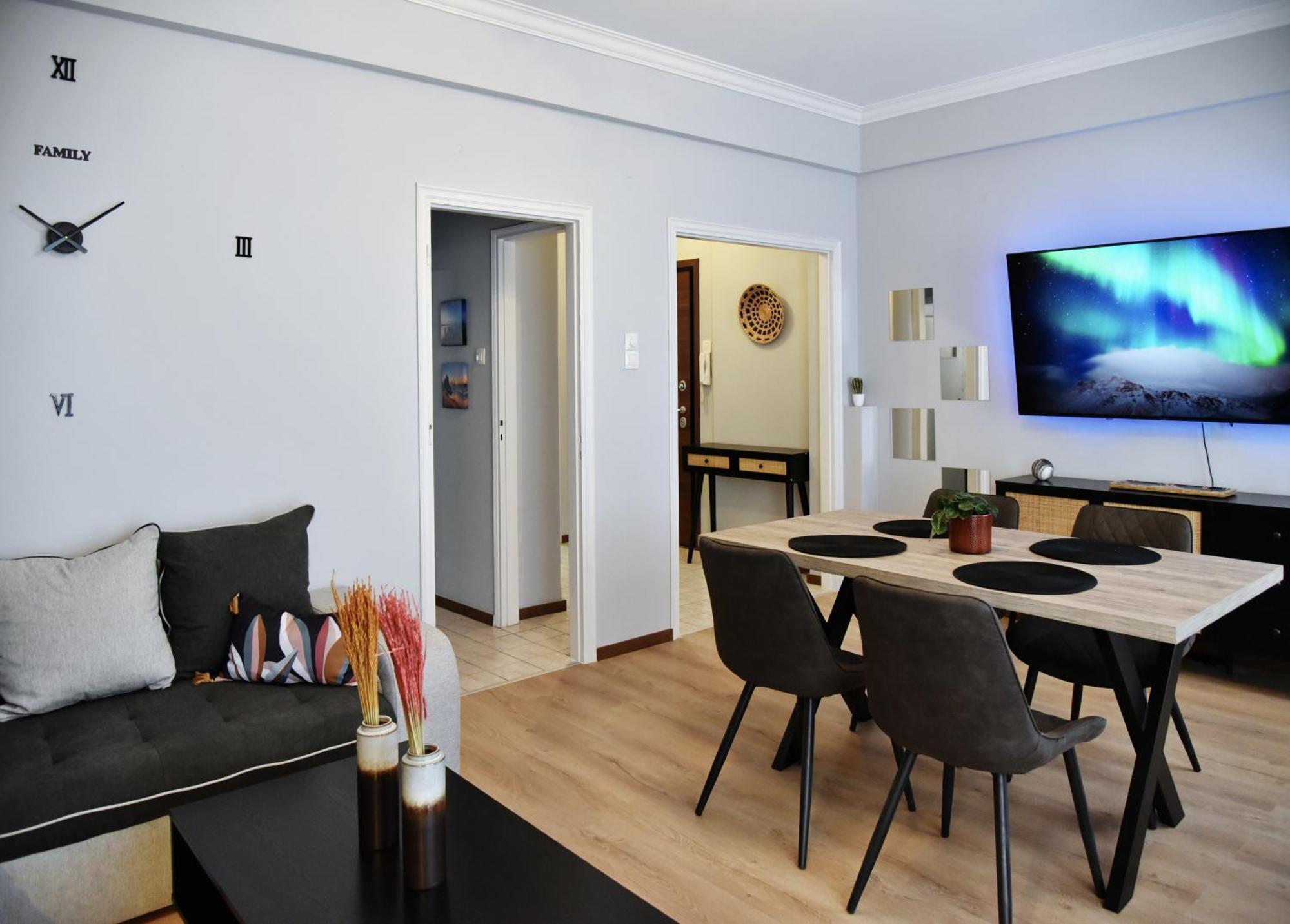 Апартаменты Kipseli New Modern & Cozy 65Tv Netflix Афины Экстерьер фото